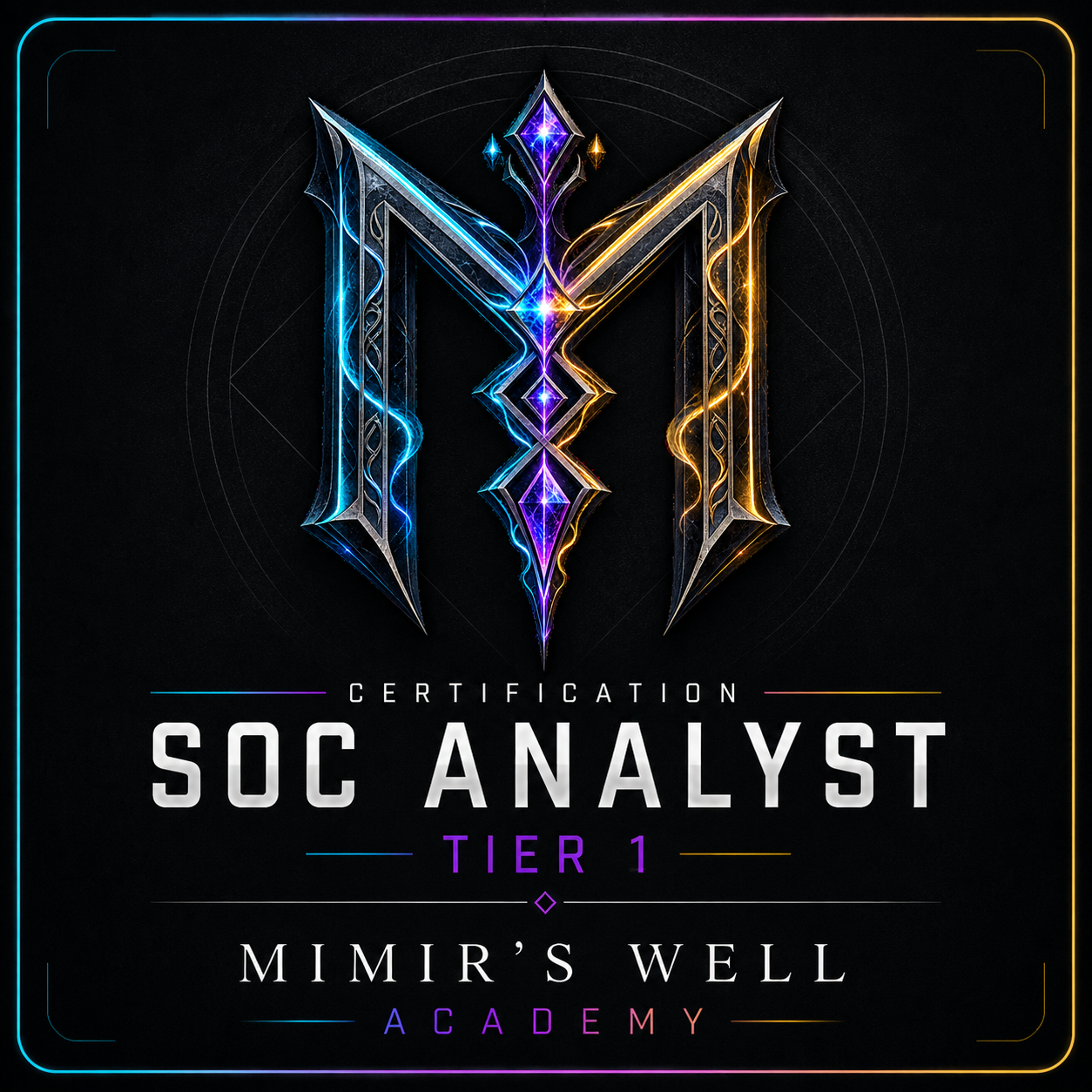 Concept artwork for a future Mimir’s Well SOC Analyst Tier 1 credential